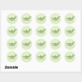 Gepersonaliseerde Baby shower stickers (Vel)