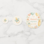 Gepersonaliseerde Baby shower tafel Confetti (Voorkanten)