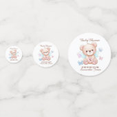 Gepersonaliseerde Baby shower tafel Confetti (Voorkanten)