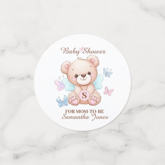 Gepersonaliseerde Baby shower tafel Confetti (Kleine voorkant)