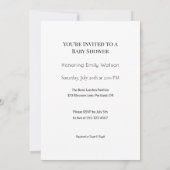 Gepersonaliseerde Baby Sprinkle of Shower Design Kaart (Achterkant)