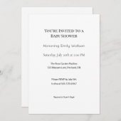 Gepersonaliseerde Baby Sprinkle of Shower Design Kaart (Voorkant / Achterkant)