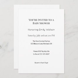 Gepersonaliseerde Baby Sprinkle of Shower Design Kaart