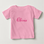Gepersonaliseerde Baby T-Shirt (Voorkant)