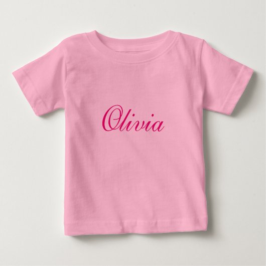Gepersonaliseerde Baby T-Shirt (Voorkant)