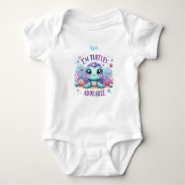 Gepersonaliseerde Baby Turtle Romper