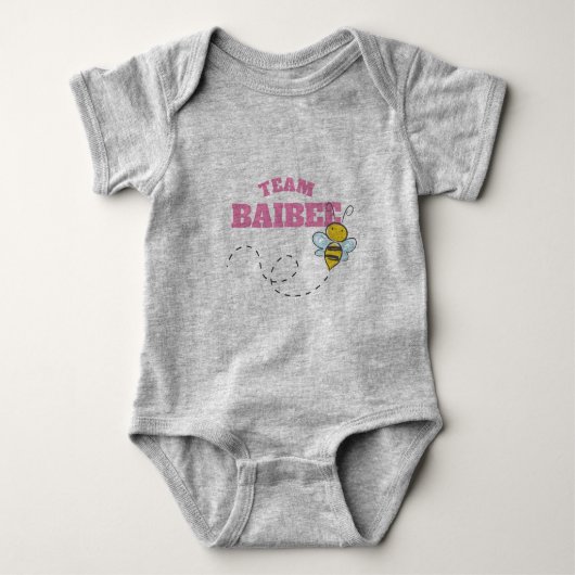 GEPERSONALISEERDE BABY VAN HET TEAM BABY ROMPER (Voorkant)
