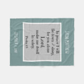 Gepersonaliseerde Baby, w Nighttime Prayer (Psalm Fleece Deken (Voorkant (Horizontaal))