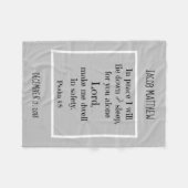 Gepersonaliseerde Baby, w Nighttime Prayer (Psalm  Fleece Deken (Voorkant (Horizontaal))