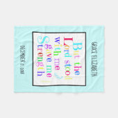 Gepersonaliseerde Baby, w/ Verse uit Timothy (rege Fleece Deken (Voorkant (Horizontaal))