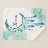 Gepersonaliseerde babydeken voor kinderen sherpa deken (Voorkant (horizontaal))