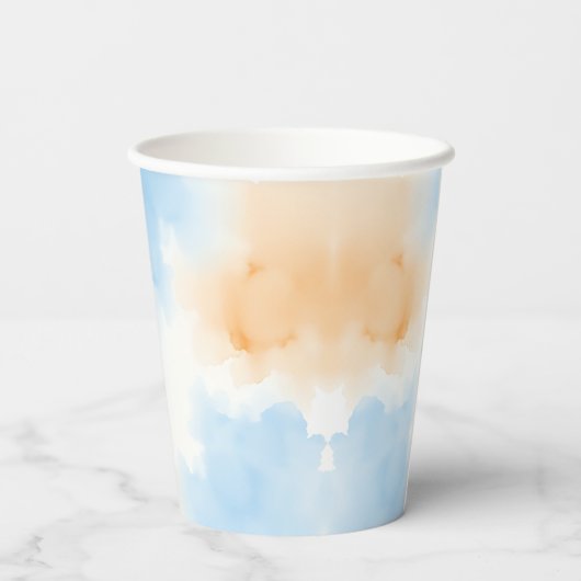 Gepersonaliseerde baby's 1e verjaardag welkom papieren bekers (Achterkant)