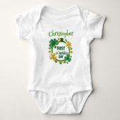 Gepersonaliseerde Baby's 1st St. Patrick's Day Bod Romper (Voorkant)