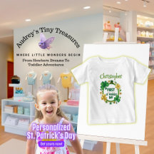 Gepersonaliseerde Baby's 1st St. Patrick's Day T-s