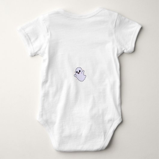 Gepersonaliseerde Baby's eerste Halloween - Schatt Romper (Achterkant)