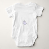 Gepersonaliseerde Baby's eerste Halloween - Schatt Romper (Achterkant)