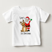 Gepersonaliseerde baby's eerste kerst Baby (Voorkant)