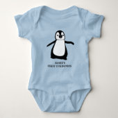 Gepersonaliseerde baby's eerste kerst | Schattigee Romper (Voorkant)