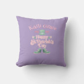 Gepersonaliseerde Baby's St. Patrick's Day Kussen (Voorkant)