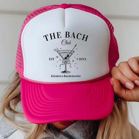 Gepersonaliseerde Bach Club Bachelorette Party Fav Trucker Pet