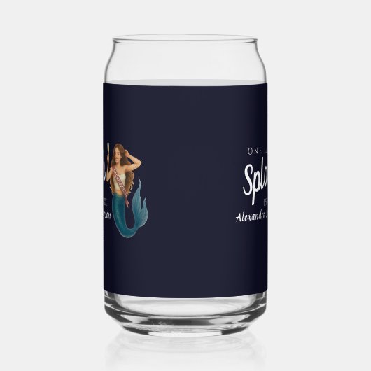 gepersonaliseerde bachelorette blikvorm glas (Links)