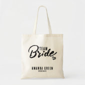 Gepersonaliseerde Bachelorette Bridesmaids Party G Tote Bag (Voorkant)