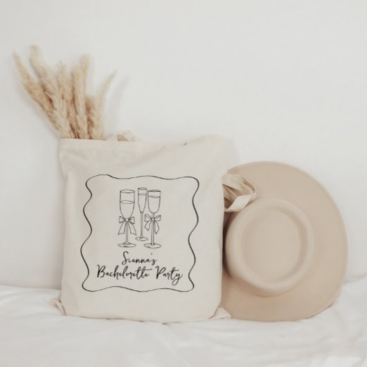 Gepersonaliseerde Bachelorette Canvas tas Lint Boo