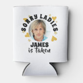 Gepersonaliseerde Bachelorette Party Grooms Gezich Blikjeskoeler (Voorkant)