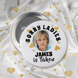 Gepersonaliseerde Bachelorette Party Grooms Gezich Ronde Button 7,6 Cm<br><div class="desc">Leuke gepersonaliseerde vrijgezellenfeest gunst aangepaste foto knop. Ontworpen door Thisnotme©</div>