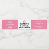 Gepersonaliseerde Bachelorette Recovery Waterfles Etiket (Enkel label)