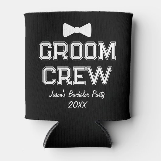 Gepersonaliseerde bachelorpartij blikjeskoeler (Voorkant)