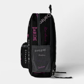 Gepersonaliseerde back-pack HAMbyWG Bedrukte Rugzak (Rechts)