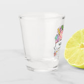 Gepersonaliseerde back-to-school benodigdheden met shot glas (Links)