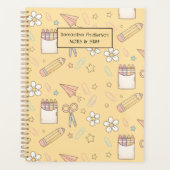 Gepersonaliseerde Back to School Planner voor kind (Voorkant)