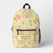 Gepersonaliseerde Back to School rugzak voor kinde (Voorkant)