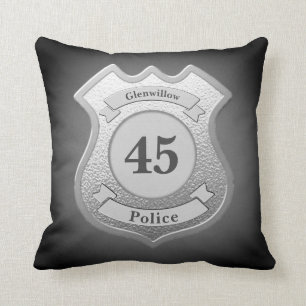 Gepersonaliseerde badge kussen