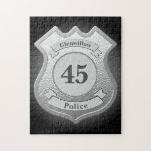 Gepersonaliseerde badge legpuzzel