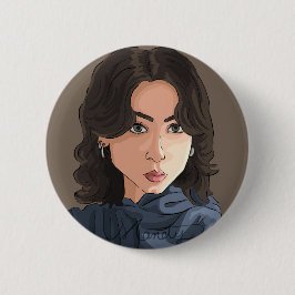 Gepersonaliseerde badge ronde button 5,7 cm