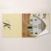 Gepersonaliseerde badhanddoek Sunset Barn Country  (Badhanddoek)