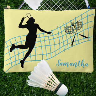 Gepersonaliseerde badminton lover's accessoire tas