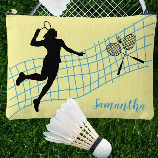 Gepersonaliseerde badminton lover's accessoire tas