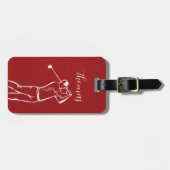 Gepersonaliseerde bagagelabel (Voorkant horizontaal)