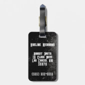 Gepersonaliseerde Bagagelabel Haunting Adeline Zad (Achterkant verticaal)