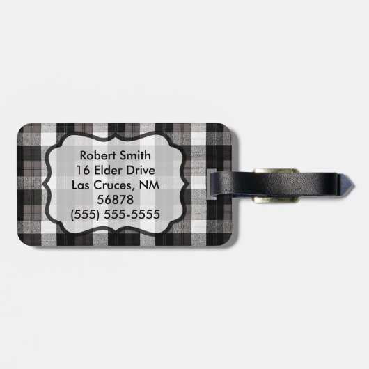 Gepersonaliseerde Bagagelabel lgbtq regenboogvlag  (Achterkant horizontaal)