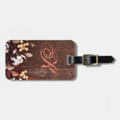 Gepersonaliseerde Bagagelabels katoenen tak op don (Voorkant horizontaal)