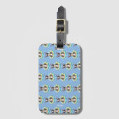 Gepersonaliseerde bagagerek Boston Terrier Bagagelabel (Voorkant (verticaal))