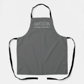 Gepersonaliseerde Baker Chef Cook Schort (Voorkant)