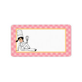 Gepersonaliseerde Bakker Custom Label in Medium (Voorkant)