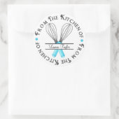 Gepersonaliseerde bakschijf Keuken Stickers (Tas)