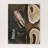 Gepersonaliseerde bal Python Pet Snake Legpuzzel (Verticaal)
